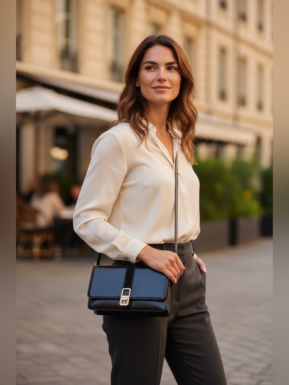 Gucci Vintage Interlocking GG Black Clutch/Crossbody Bag - Picture 14 of 15